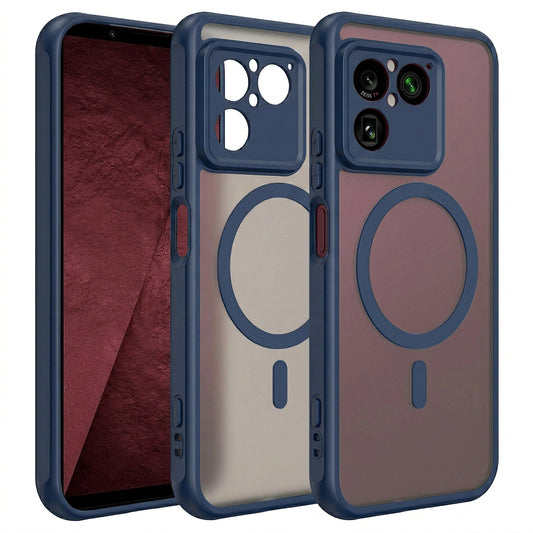 Θήκη MagSafe για Sony Xperia 1 VIII, Techsuit, HaloFrost II, Μπλε Σκούρο