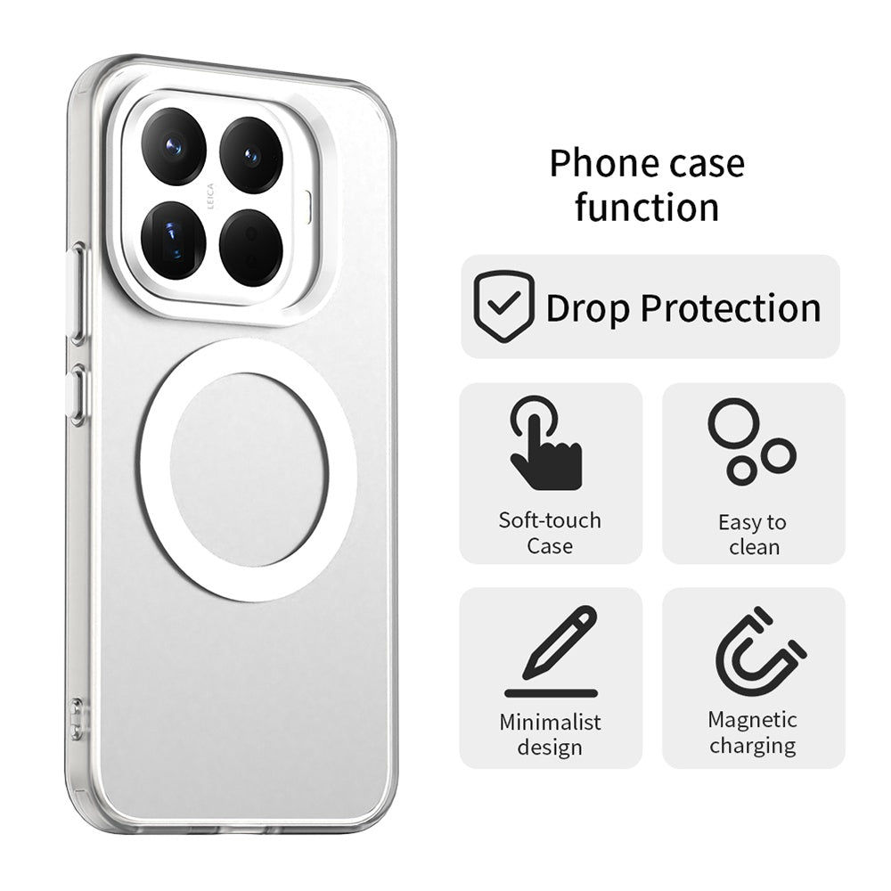 Θήκη MagSafe για Xiaomi 15T Pro, Techsuit, CandyCase, Λευκή
