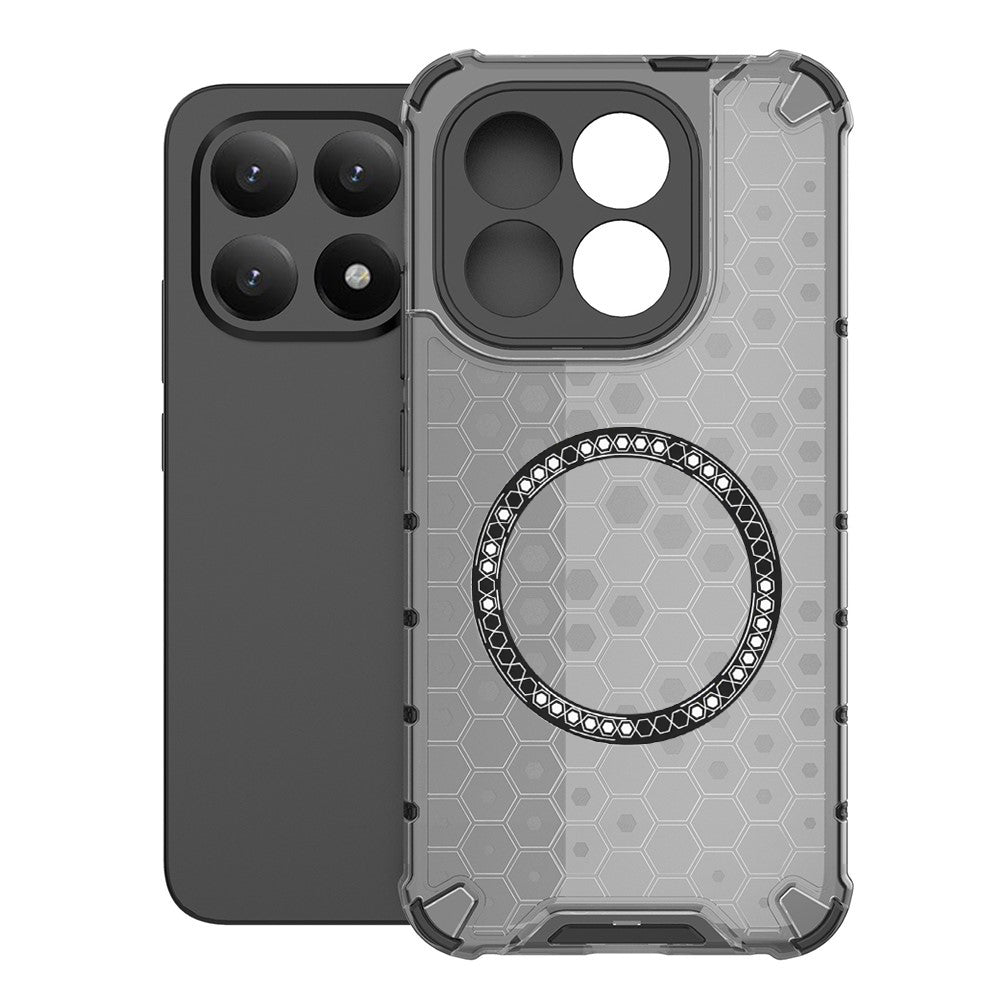 Θήκη MagSafe για Xiaomi 15T, Techsuit, HoneyComb Shield, Μαύρη