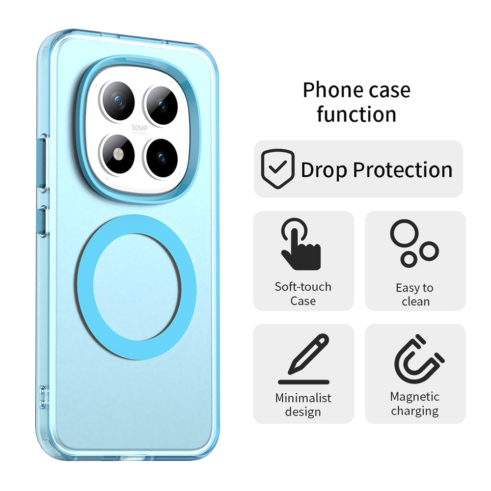 Θήκη MagSafe για Xiaomi Poco M8 Pro / Redmi Note 15 Pro+ 5G, Techsuit, CandyCase, Μπλε