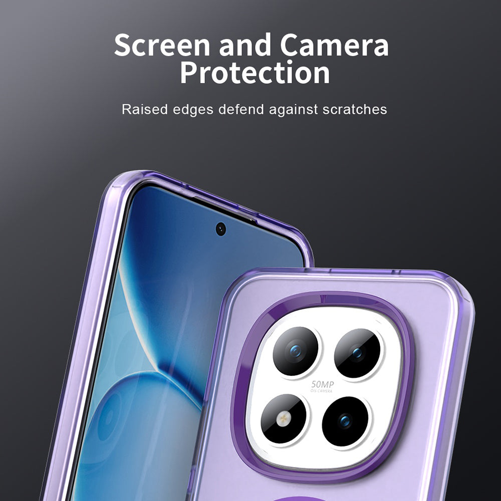Θήκη MagSafe για Xiaomi Poco M8 Pro / Redmi Note 15 Pro+ 5G, Techsuit, CandyCase, Μωβ