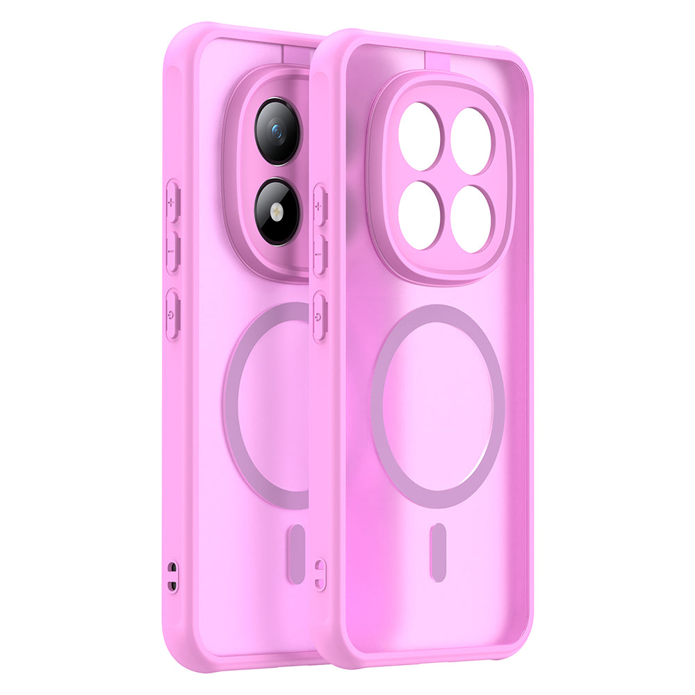 Θήκη MagSafe για Xiaomi Poco M8 Pro / Redmi Note 15 Pro+ 5G, Techsuit, HaloFrost II, Ροζ