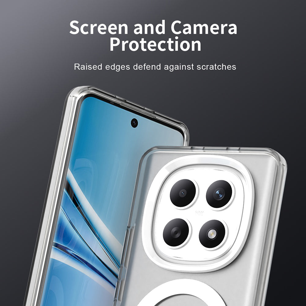 Θήκη MagSafe για Xiaomi Poco M8 / Redmi Note 15 5G / Note 15 4G, Techsuit, CandyCase, Λευκή