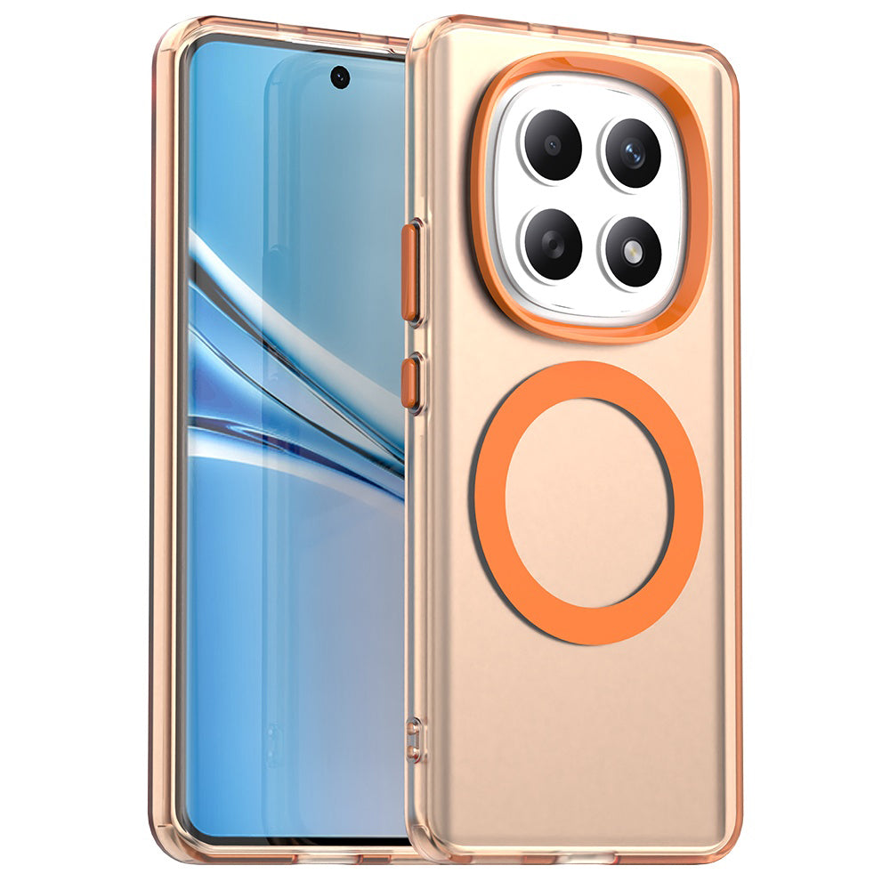 Θήκη MagSafe για Xiaomi Poco M8 / Redmi Note 15 5G / Note 15 4G, Techsuit, CandyCase, Πορτοκαλί