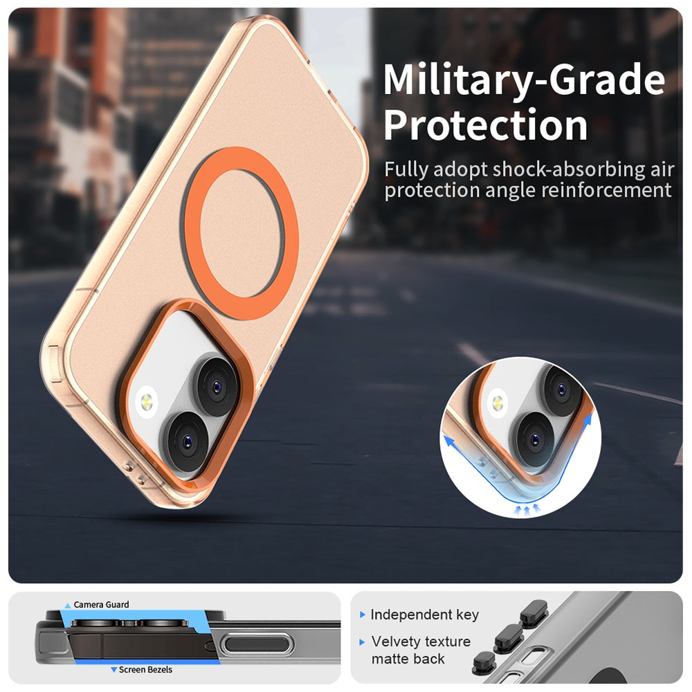 Θήκη MagSafe για Xiaomi Poco X8 Pro, Techsuit, CandyCase, Πορτοκαλί