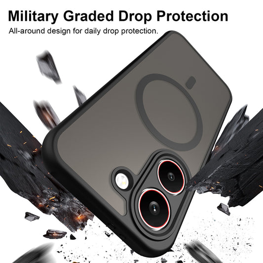 Θήκη MagSafe για Xiaomi Poco X8 Pro, Techsuit, HaloFrost II, Μαύρη