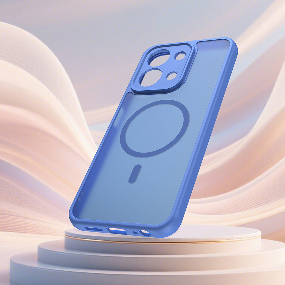 Θήκη MagSafe για Xiaomi Redmi 15C 5G / 15C 4G, Techsuit, HaloFrost II, Μπλε