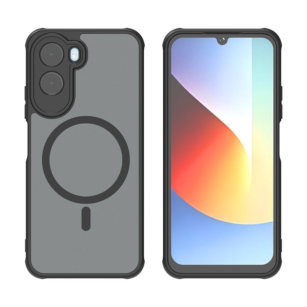 Θήκη MagSafe για Xiaomi Redmi A7 Pro 4G, Techsuit, HaloFrost II, Μαύρη