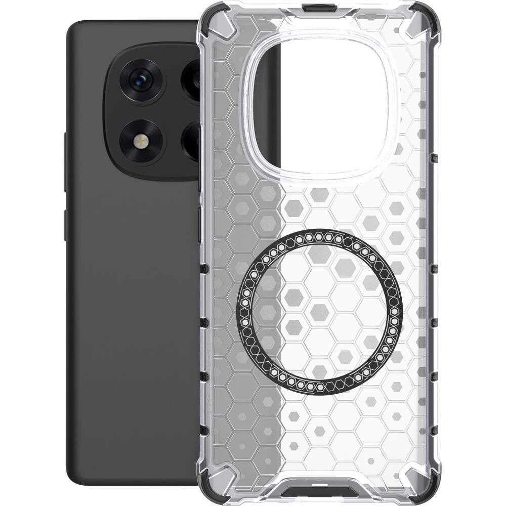 Θήκη MagSafe για Xiaomi Redmi Note 14 Pro 4G, Techsuit, HoneyComb Shield, Λευκό