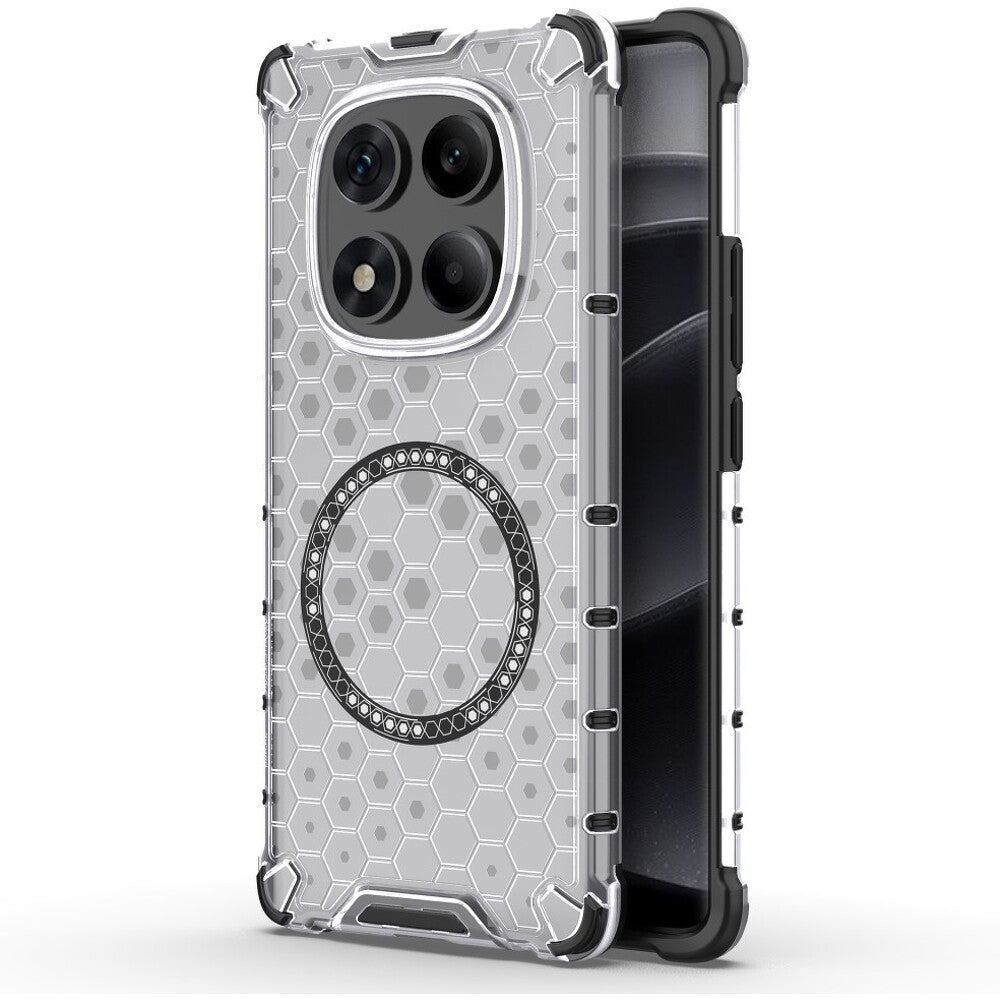 Θήκη MagSafe για Xiaomi Redmi Note 14 Pro 4G, Techsuit, HoneyComb Shield, Λευκό