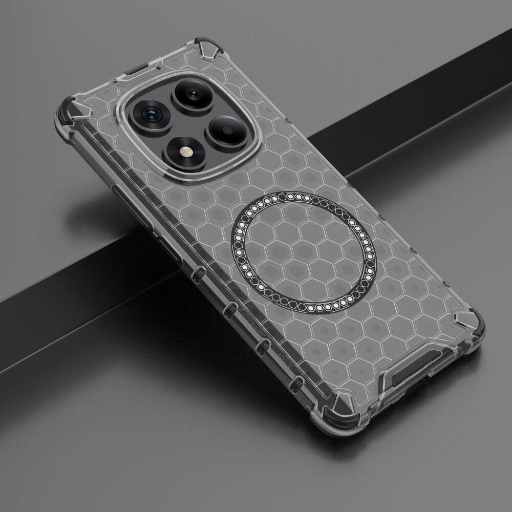 Θήκη MagSafe για Xiaomi Redmi Note 14 Pro 4G, Techsuit, HoneyComb Shield, Μαύρη