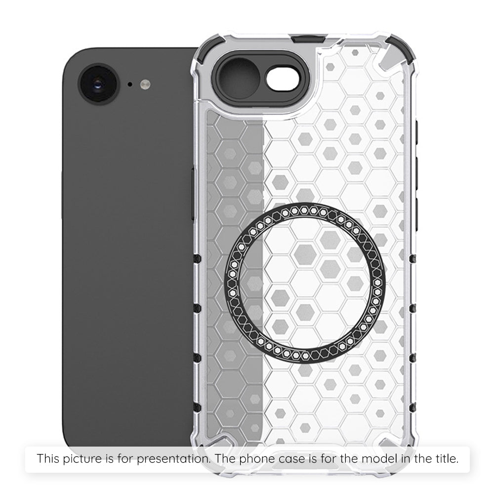 Θήκη MagSafe για Xiaomi Redmi Note 14S, Techsuit, HoneyComb Shield, Λευκή