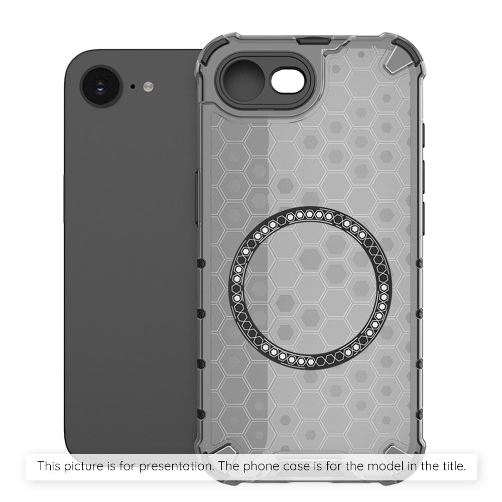 Θήκη MagSafe για Xiaomi Redmi Note 14S, Techsuit, HoneyComb Shield, Μαύρο