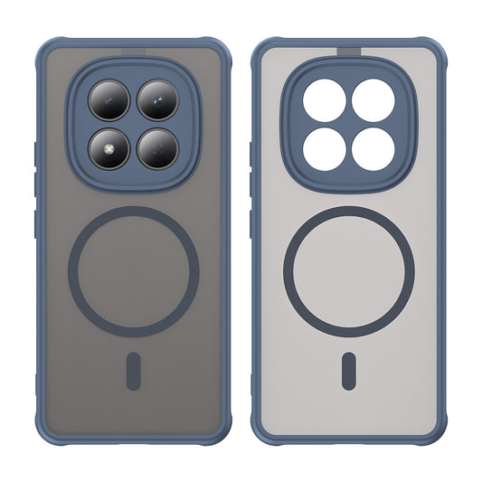 Θήκη MagSafe για Xiaomi Redmi Note 15 Pro 4G, Techsuit, HaloFrost II, Μπλε Ναυτικό