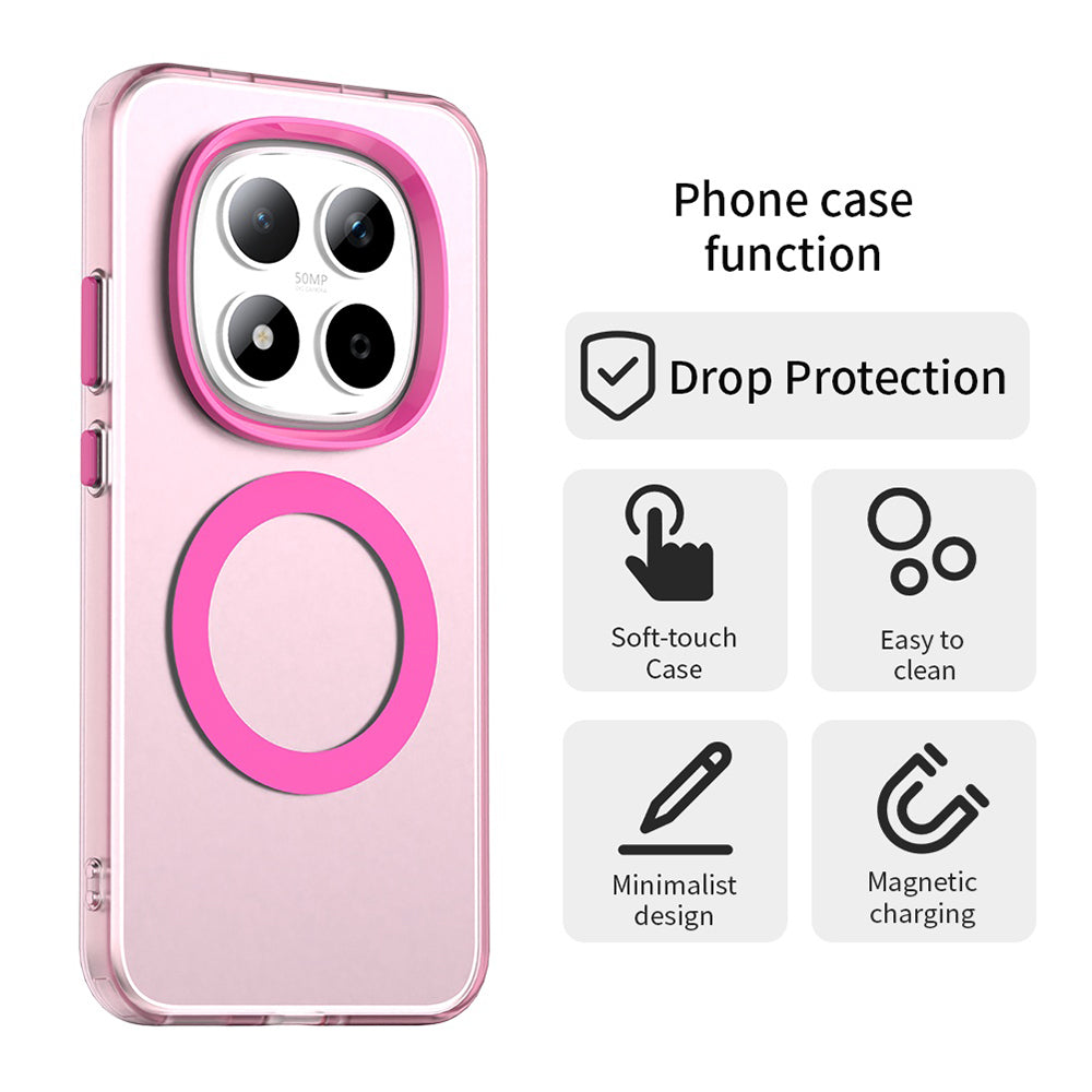 Θήκη MagSafe για Xiaomi Redmi Note 15 Pro 5G, Techsuit, CandyCase, Ροζ