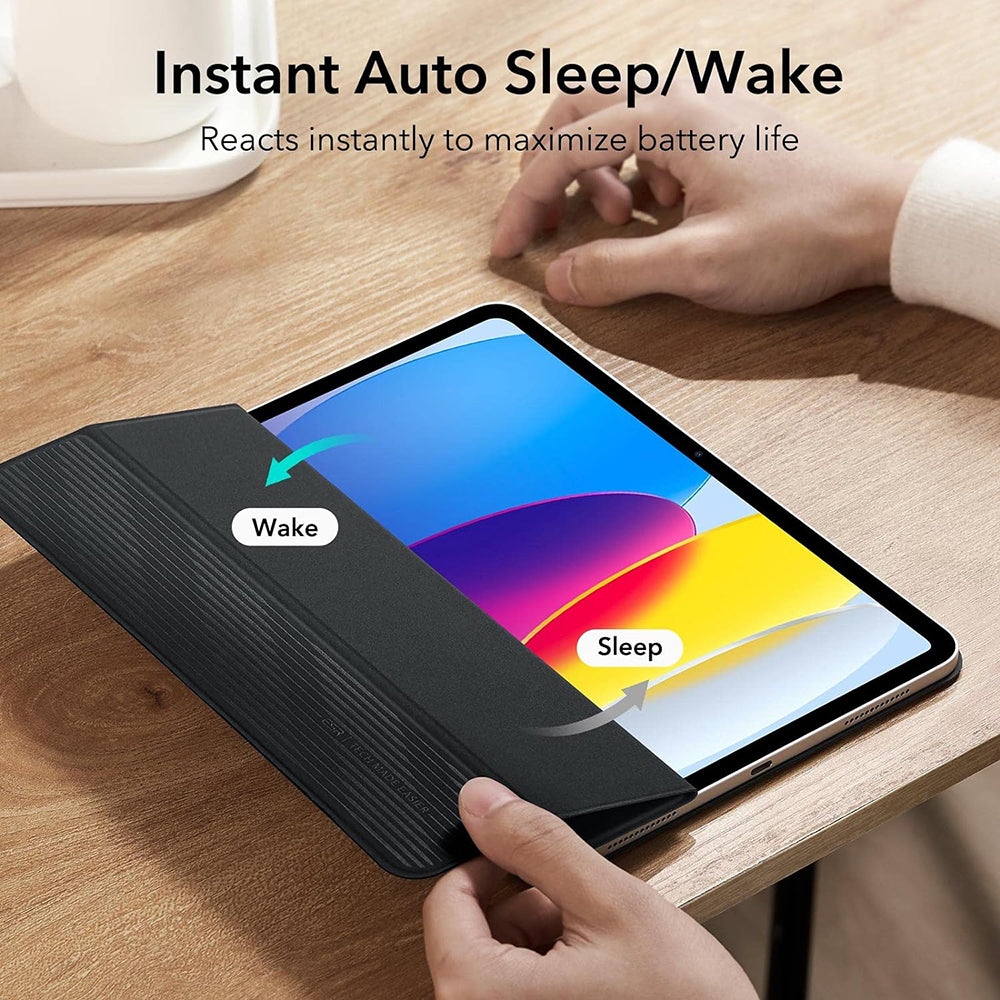 Θήκη για Apple iPad (2025) / (2022), ESR, Rebound, Μαύρη