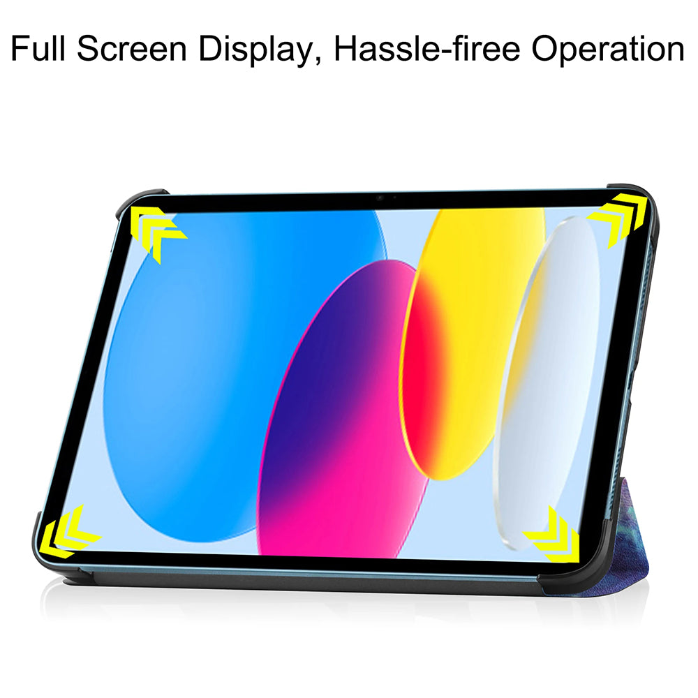 Θήκη για Apple iPad (2025) / (2022), Techsuit, FoldPro Starry Night, Πολύχρωμο