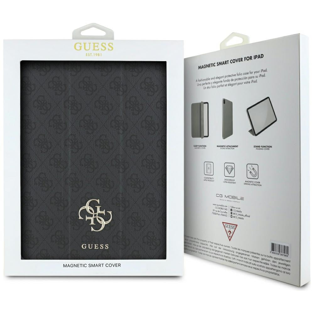 Θήκη για Apple iPad Air 13 (2025) / Air 13 (2024), Guess, 4G Big Logo, Μαύρη