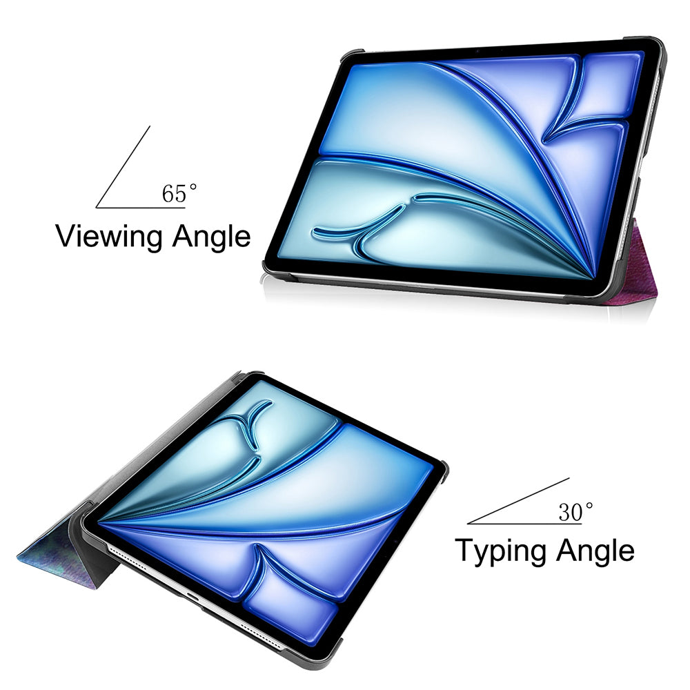 Θήκη για Apple iPad Air 13 (2026) / Air 13 (2025) / Air 13 (2024), Techsuit, FoldPro Galaxy, Πολύχρωμο