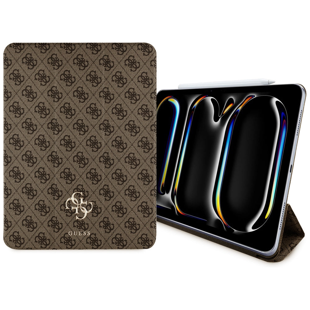 Θήκη για Apple iPad Pro 11 (2024), Guess, 4G Big Logo, Καφέ