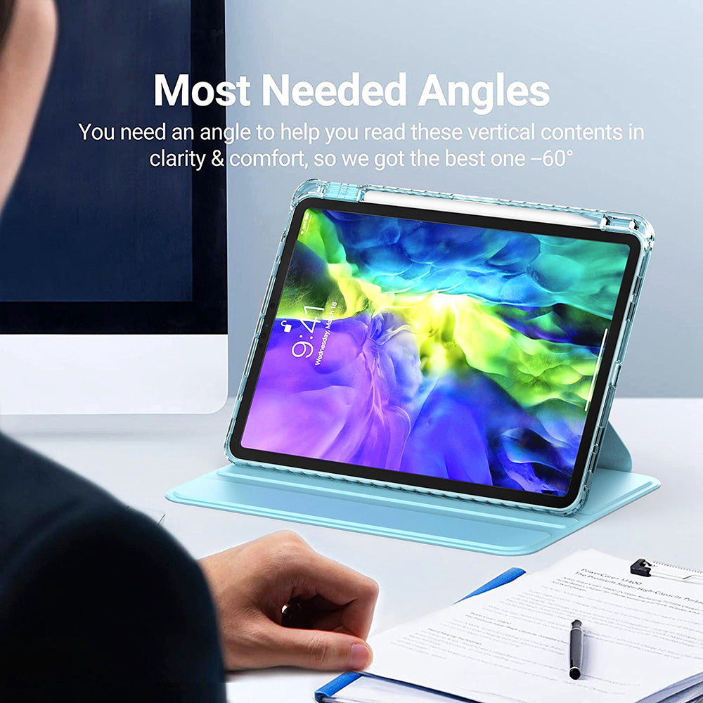 Θήκη για Apple iPad Pro 11 (2024), Techsuit, Crystal Vision, Μαύρη