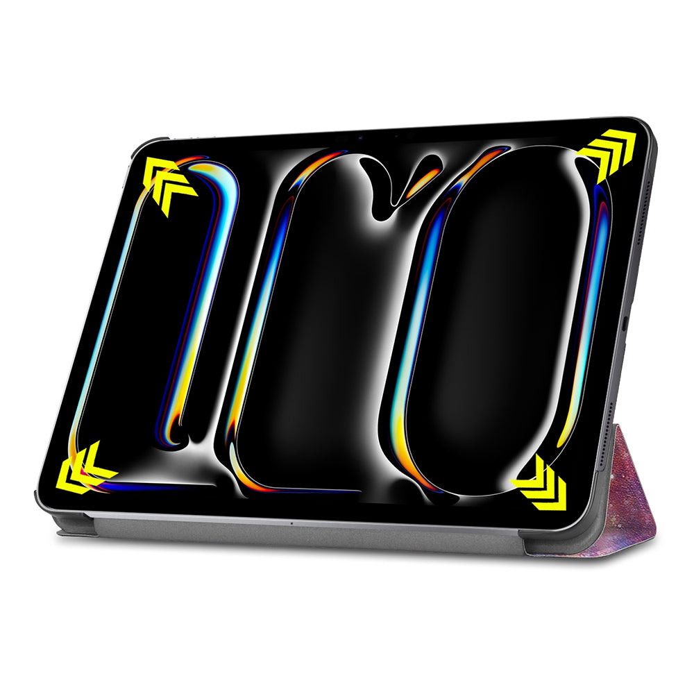 Θήκη για Apple iPad Pro 11 (2024), Techsuit, FoldPro Galaxy, Πολύχρωμο