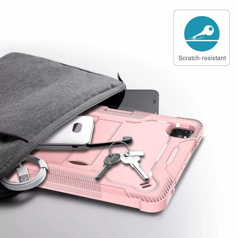Θήκη για Apple iPad Pro 11 (2024), Techsuit, Rugged TabShell, Ροζ