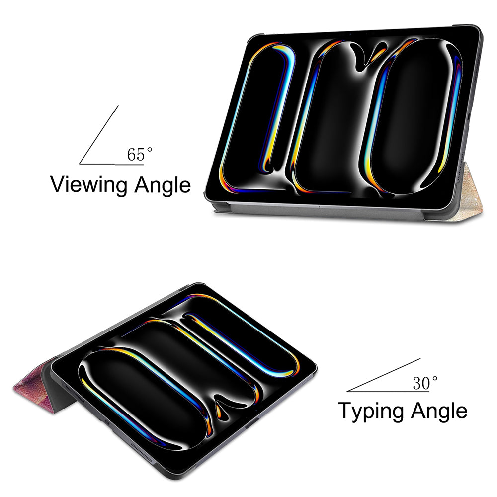 Θήκη για Apple iPad Pro 13 (2024), Techsuit, FoldPro Galaxy, Πολύχρωμο