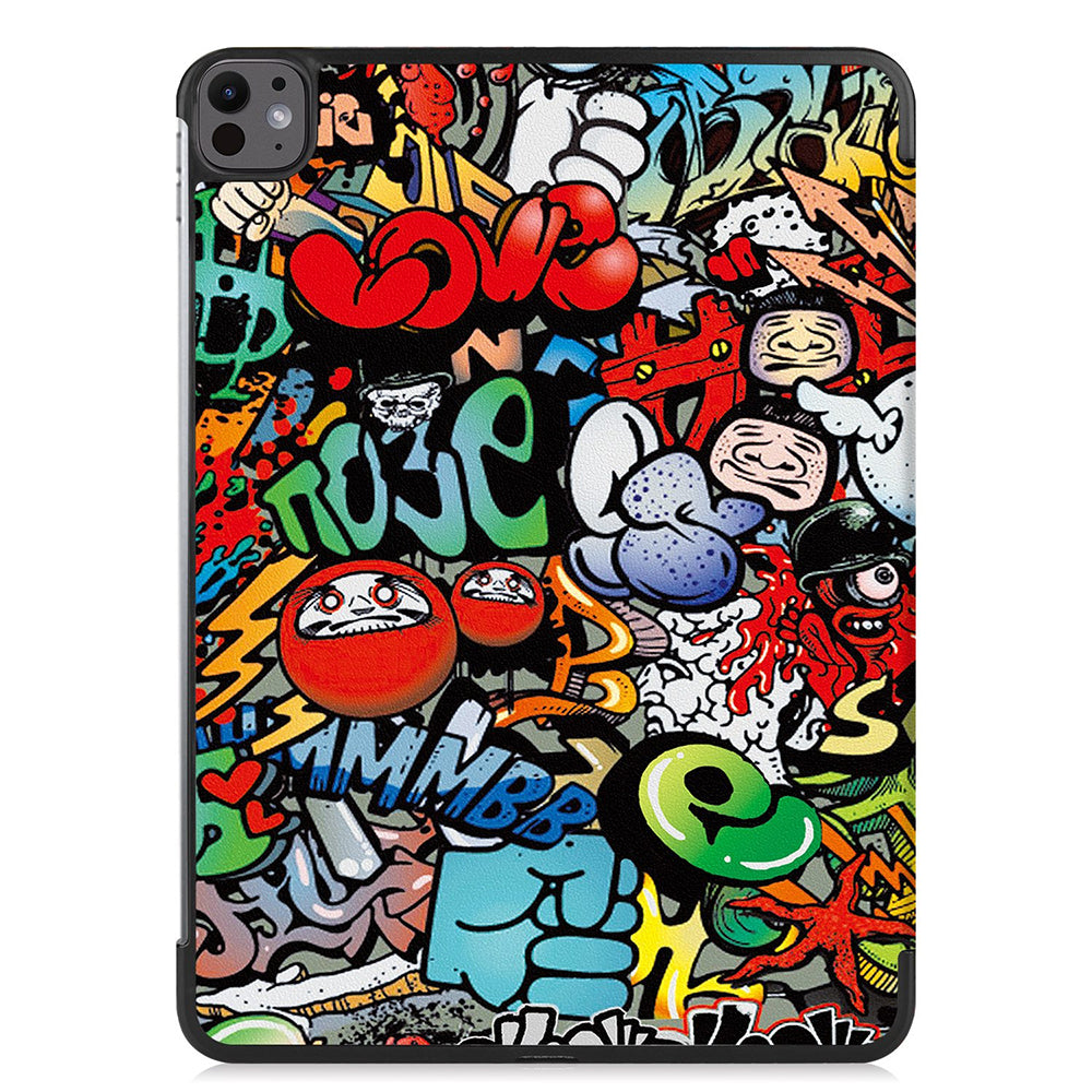 Θήκη για Apple iPad Pro 13 (2024), Techsuit, FoldPro Urban Vibe, Πολύχρωμο