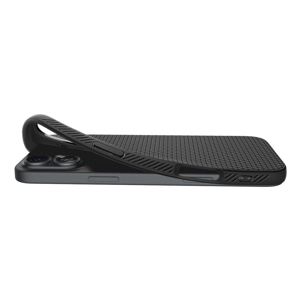 Θήκη για Apple iPhone 16 Plus, Spigen, Liquid Air, Ματ Μαύρη ACS08066