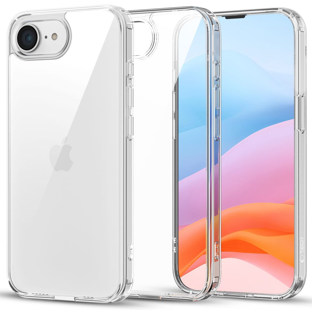 Θήκη για Apple iPhone 17e / 16e, Tech-Protect, Flexair Hybrid, Διάφανη