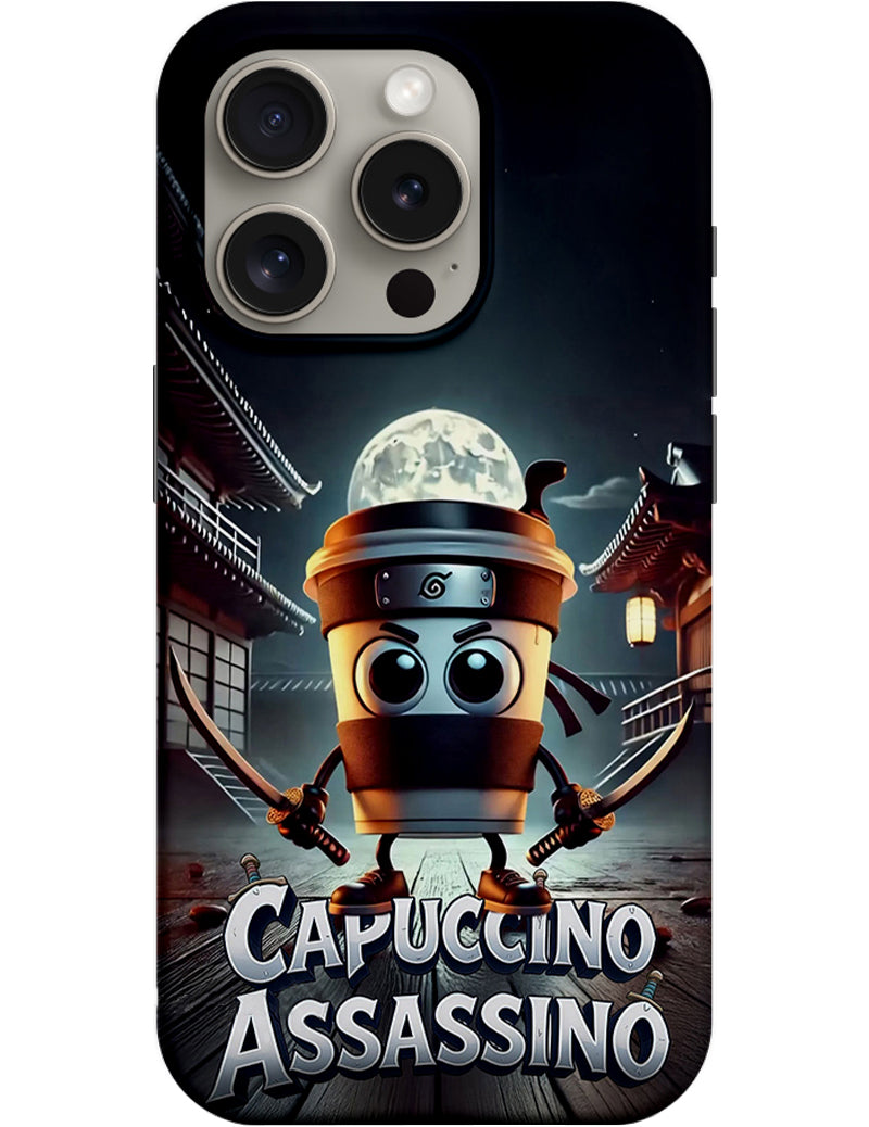 Θήκη για Apple iPhone 14 Pro, Perfect Case, Italian Brainrot Capuccino Assassino, Πολύχρωμο