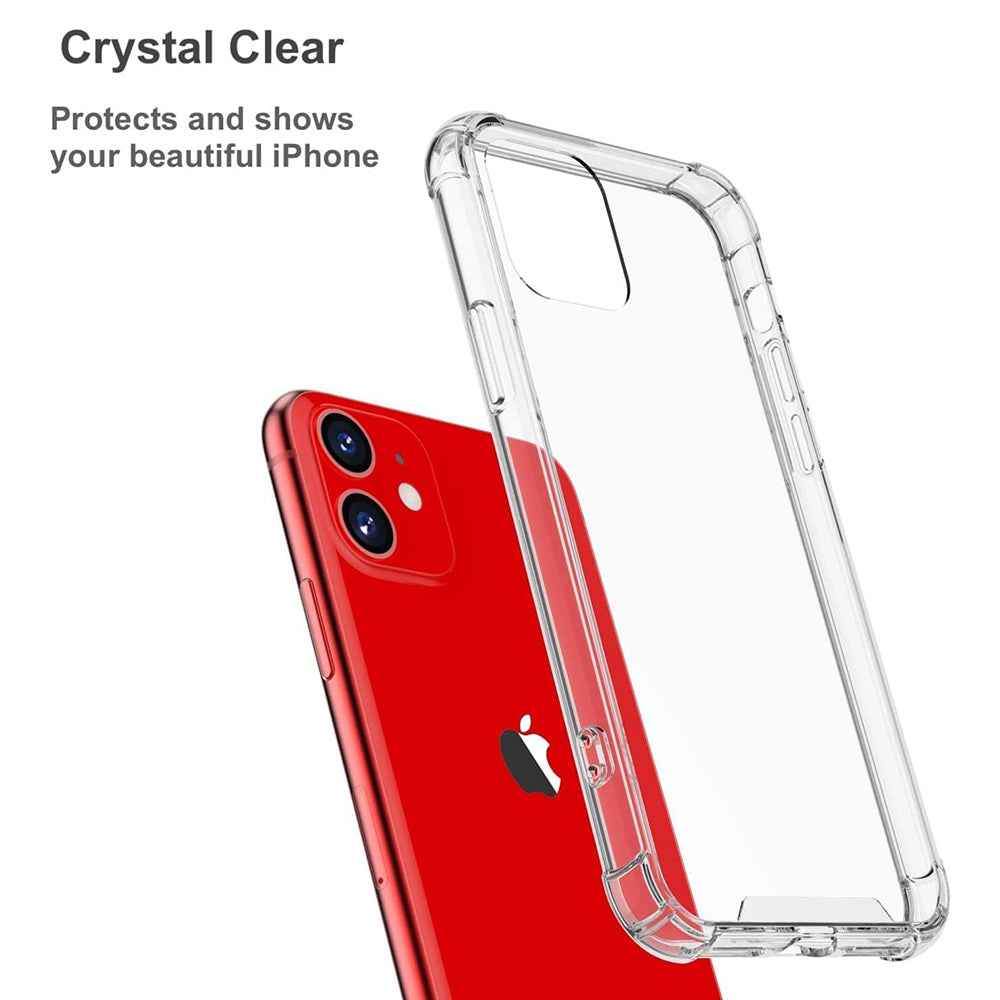 Θήκη για Apple iPhone 11, Techsuit, Ανθεκτική σε Κρούσεις Διαφανής, Διάφανη