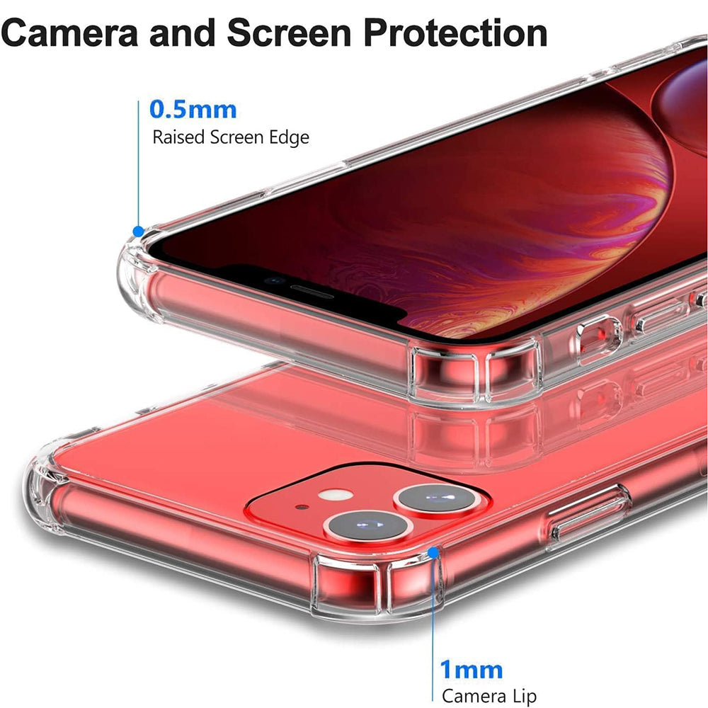 Θήκη για Apple iPhone 12 mini, Techsuit, Ανθεκτική σε Κρούσεις Διαφανής, Διάφανη