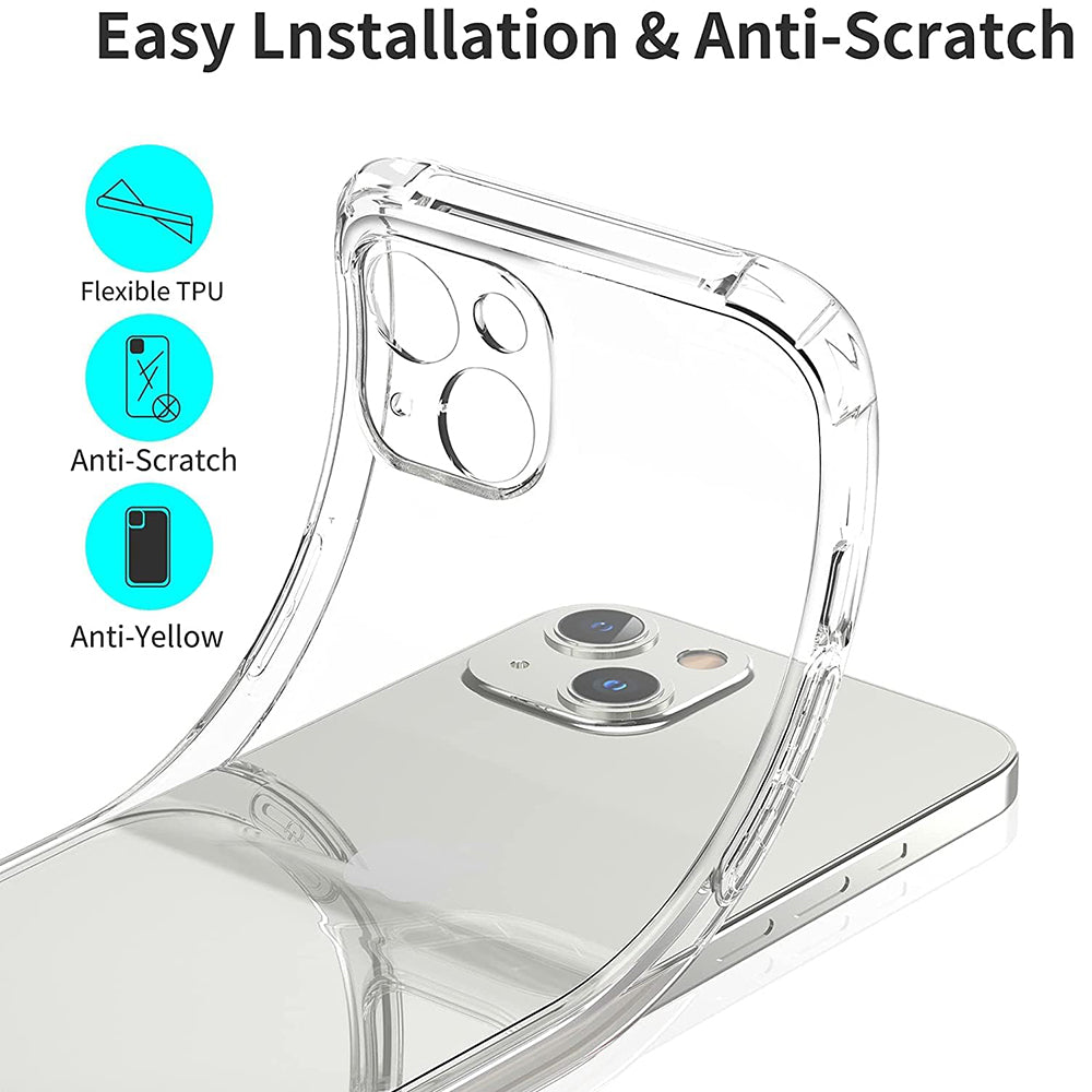 Θήκη για Apple iPhone 13 mini, Techsuit, Ανθεκτική σε Κρούσεις Διαφανής, Διάφανη