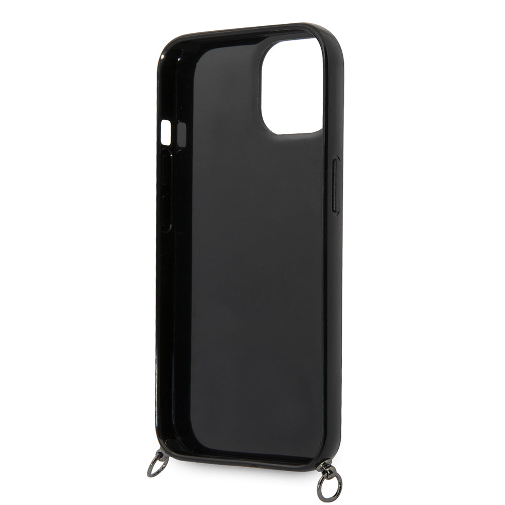 Θήκη για Apple iPhone 14, Karl Lagerfeld, Color Stripes with Strap, Ροζ