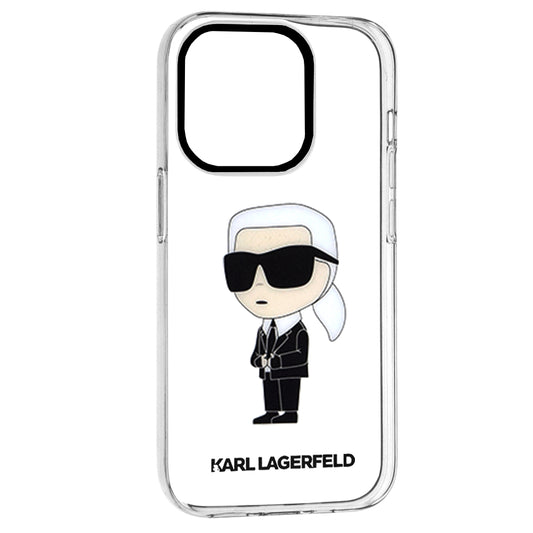 Θήκη για Apple iPhone 14 Pro, Karl Lagerfeld, IML Ikonik NFT, Διαφανής