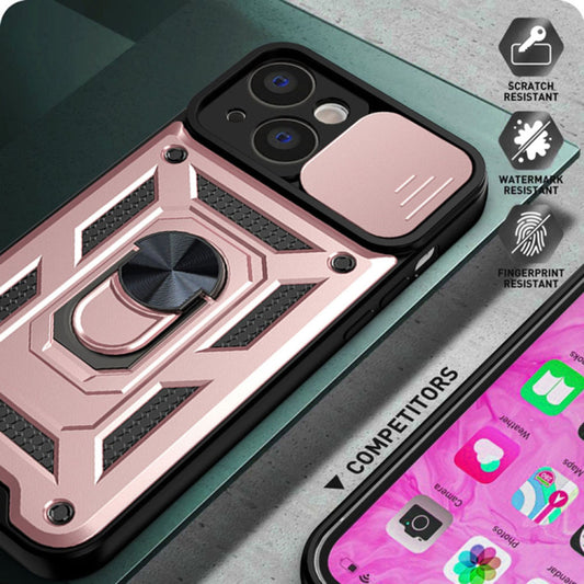 Θήκη για Apple iPhone 14 Pro, Techsuit, CamShield, Ροζ