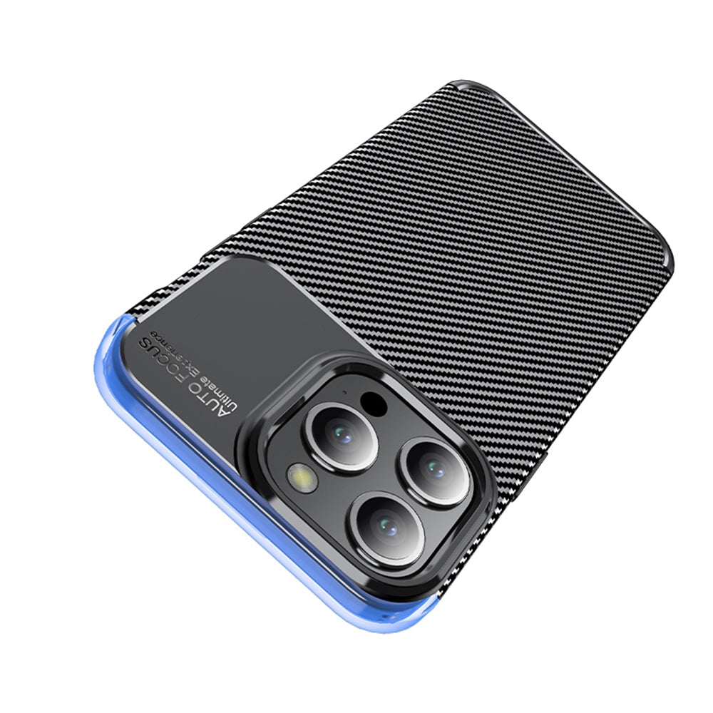 Θήκη για Apple iPhone 14 Pro, Techsuit, CarbonFiber, Μαύρη