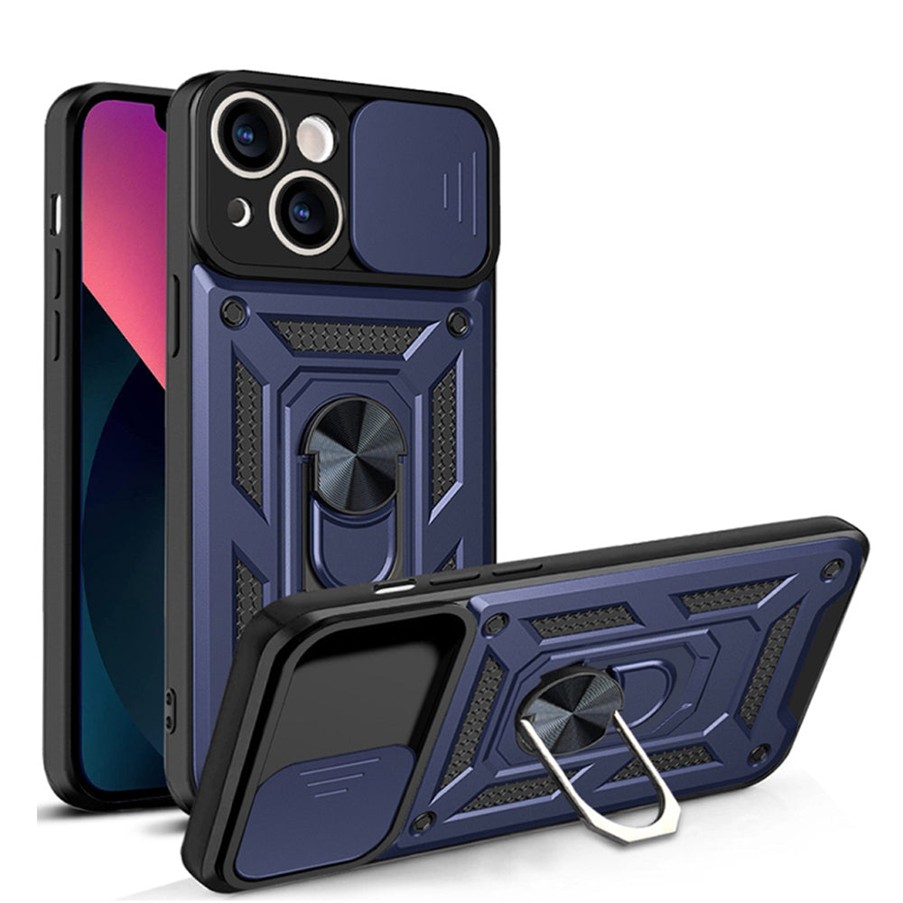 Θήκη για Apple iPhone 14, Techsuit, CamShield, Μπλε