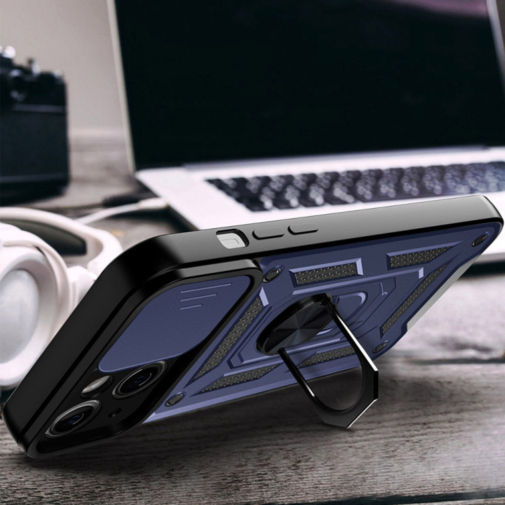 Θήκη για Apple iPhone 14, Techsuit, CamShield, Μπλε