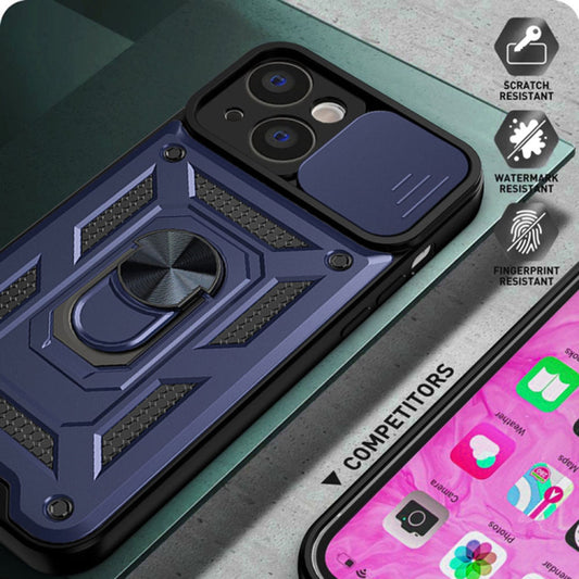 Θήκη για Apple iPhone 14, Techsuit, CamShield, Μπλε