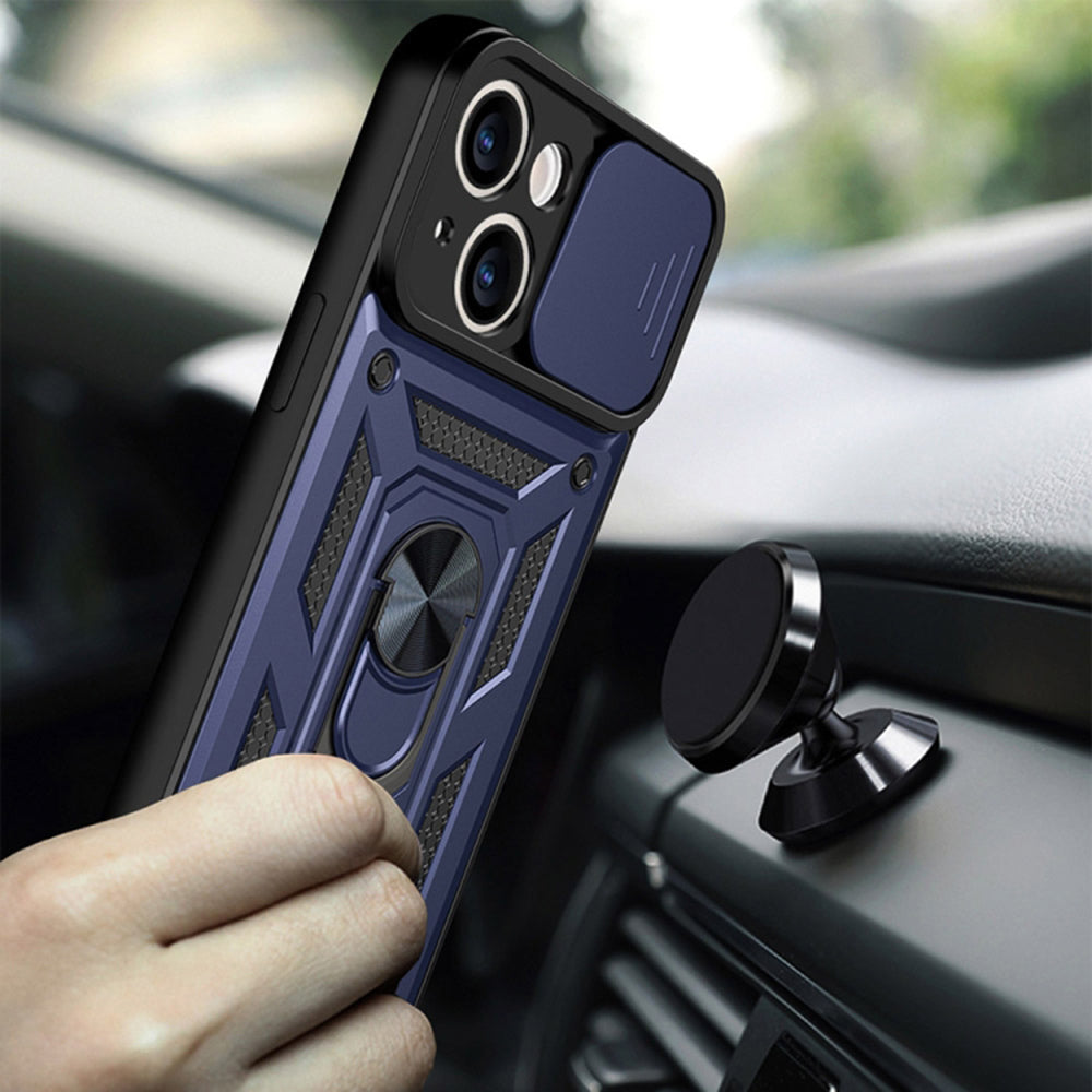 Θήκη για Apple iPhone 14, Techsuit, CamShield, Μπλε