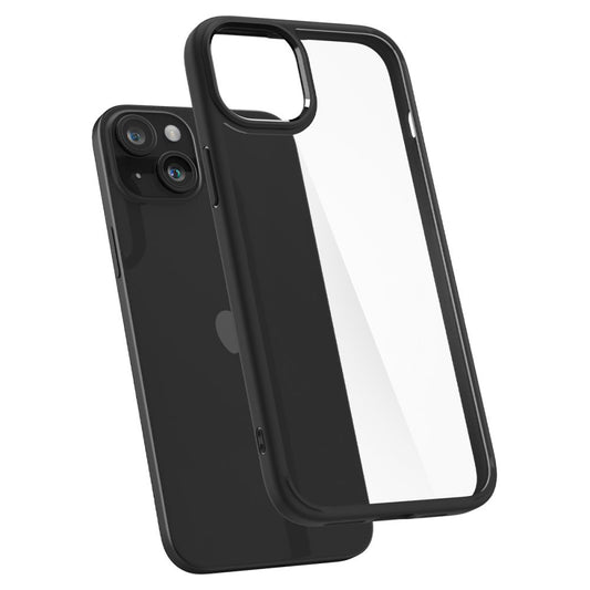 Θήκη για Apple iPhone 15 Plus, Spigen, Ultra Hybrid, Ματ Μαύρη