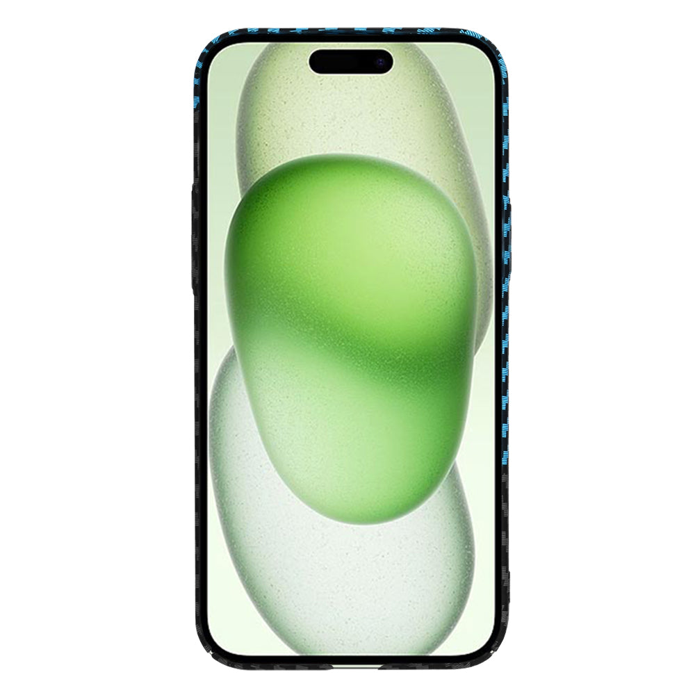 Θήκη για Apple iPhone 15 Plus, Techsuit, Carbonite FiberShell, Μαύρο Μπλε
