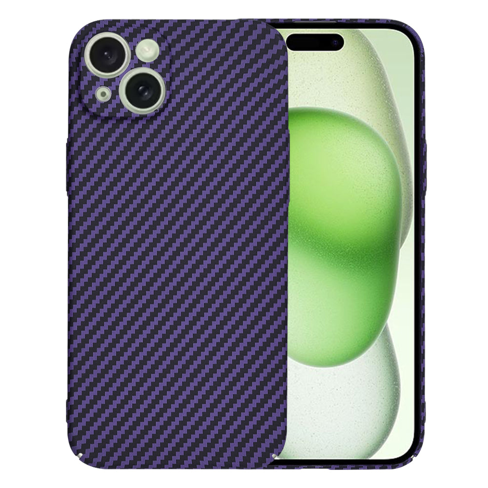 Θήκη για Apple iPhone 15 Plus, Techsuit, Carbonite FiberShell, Μωβ