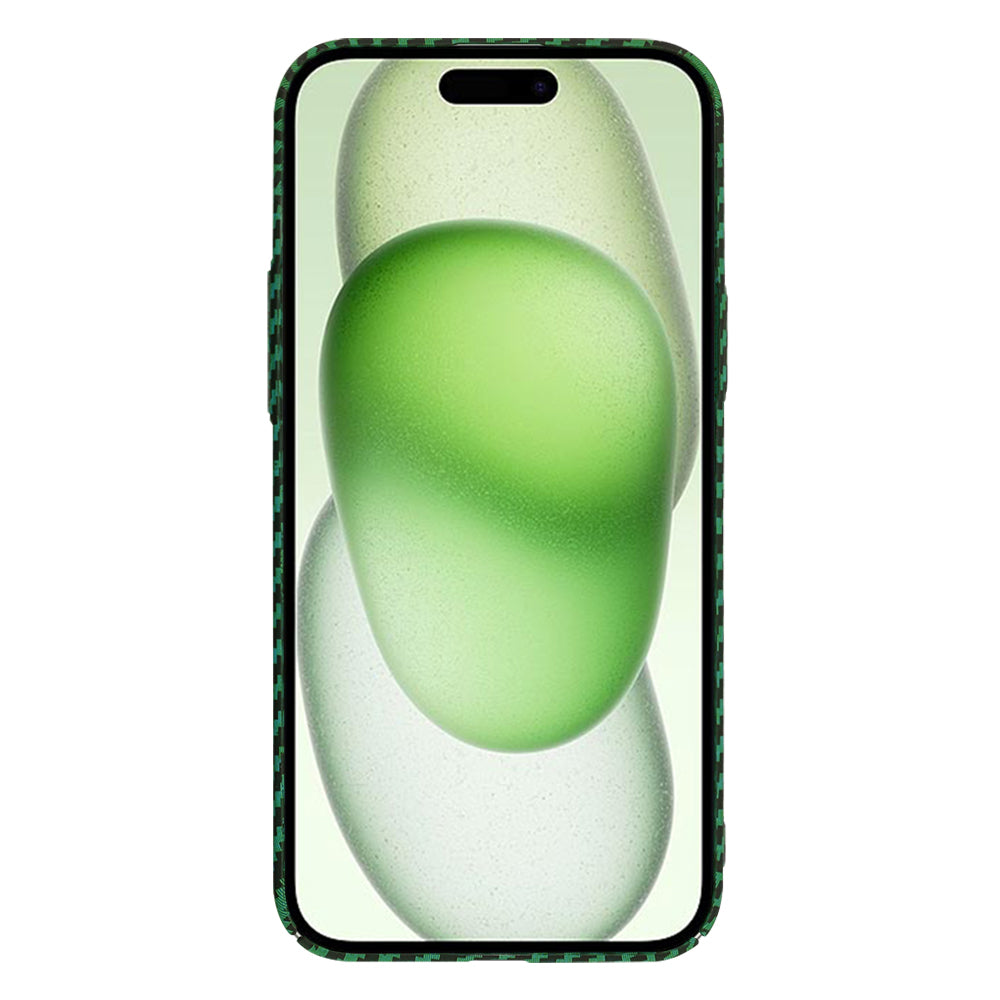 Θήκη για Apple iPhone 15 Plus, Techsuit, Carbonite FiberShell, Πράσινο