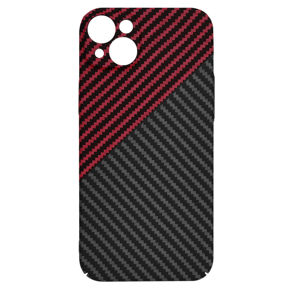 Θήκη για Apple iPhone 15 Plus, Techsuit, Carbonite FiberShell, Μαύρο Κόκκινο