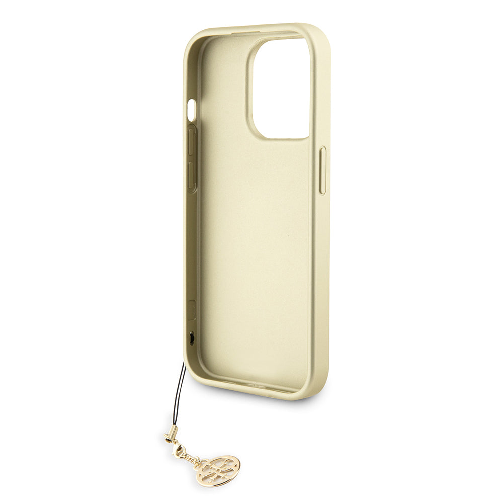 Θήκη για Apple iPhone 15 Pro, Guess, 4G Charm, Γκρι