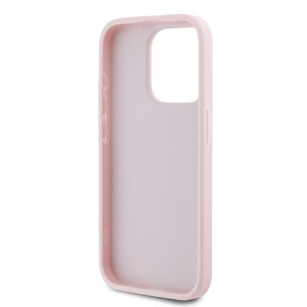 Θήκη για Apple iPhone 15 Pro, Karl Lagerfeld, Diagonal Quilted Script, Ροζ
